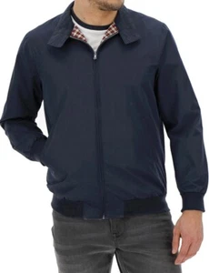 Men's Navy Harrington Jacket, Jacamo, Size UK Small (36-38). Fantastic Condition - Picture 1 of 8