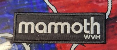 EMBROIDERED MAMMOTH WVH ROCK BAND PATCH (Please Read Ad)
