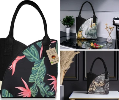 SILUK Tasche Filztasche Einkaufstasche, Filztasche Shopper, Groß - Bild 1 von 4