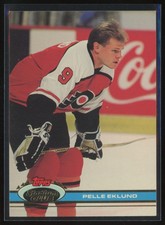 1991-92 Topps Stadium Club Hockey Pelle Eklund Philadelphia Flyers #182