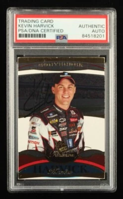 Kevin Harvick Signed 2005 Press Pass Premium #9 (PSA) - A - Image 1 of 2