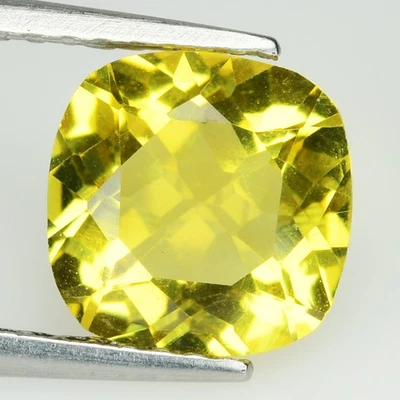 MARAVILLOSO NATURAL BRASIL COLOR AMARILLO PÁLIDO HELIODORO BERILO 1,31 CT CORTE COJÍN Foto 1 de 4