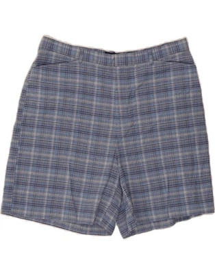 DOCKERS Womens Stretch Casual Shorts W30 Medium Blue Check CN26 - Image 1 of 3