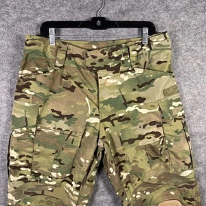 Herren Kompromisslos zu Klassikern Camouflage Gr: 32 Hose Stretch Knieschützer Cargo Grün - Bild 1 von 11