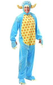 VESTIDO DE HALLOWEEN DISFRAZ DE MONSTRUO MONSTRUO AZUL DIVERTIDO PARA HOMBRE ADULTO - Imagen 1 de 2