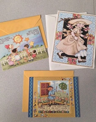 Mary Engelbreit Decorative Greeting Cards Retired 3x NEW - Image 1 of 4