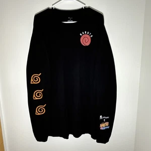 Vintage 2002 Naruto Shonen Jump Tokidoki Black L-Sleeve T-Shirt Size 2XL - Picture 1 of 7