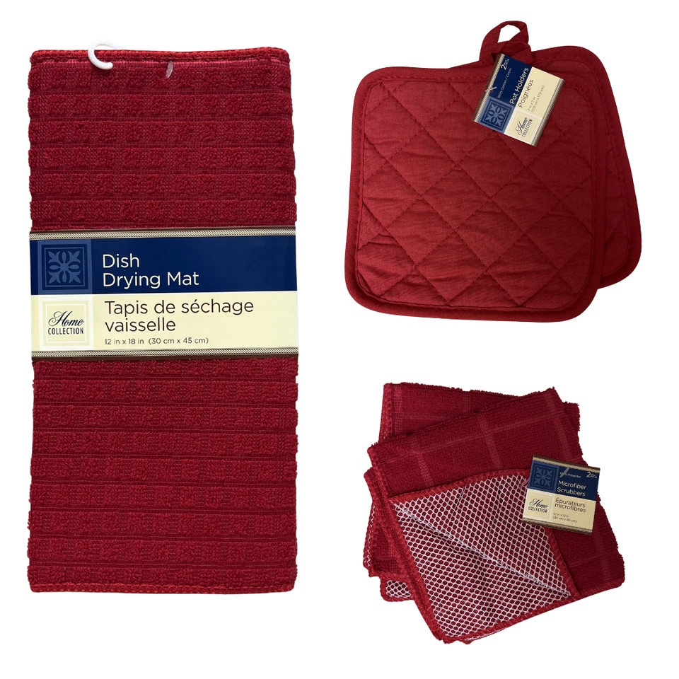 GREENBRIER INTERNATIONAL Red Kitchen Linens - You Choose