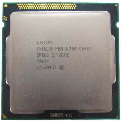 CPU Processor Intel Pentium G640T SR066 2.40GHZ LGA1155 LGA 1155 Dual Core - Image 1 of 2