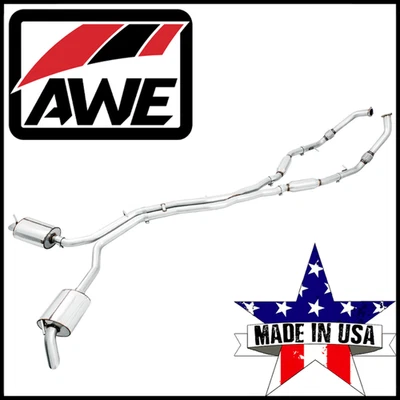 Kit de escape trasero Cat AWE Touring Edition 2,5" se adapta a Audi SQ5/Sportback 3,0 L 18-24 Foto 1 de 4