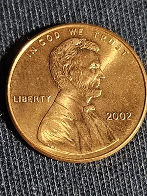 2002 Penny Errors Struck Off Center, NMM, Die Error Eye, DDO, DDR, Die Chip, (MS - Image 1 of 4