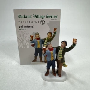 Department 56 Dickens' Village Pub Patrons 4020192 Beer Bar Drinking HTF - Picture 1 of 14