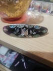 Alpaca Mexico Vintage Sterling Silver and Abalone Hair Accessory Clip