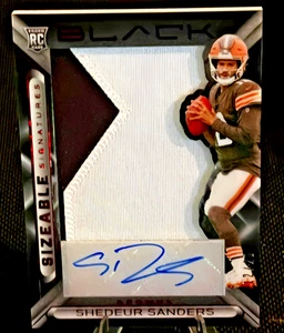 2025 Panini Black Shedeur Sanders Sizeable Signatures Ruby 12/20 FOTL SSP - Bild 1 von 2