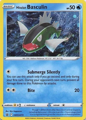 Hisuian Basculin Promo SWSH: Sword & Shield Promo Cards SWSH273 NM - Image 1 of 2