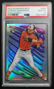 ⚾ GUNNAR HENDERSON - 2023 Bowman's Best SHELLACKED Rookie RC #SH-5 - GEM PSA 10 - Picture 1 of 2