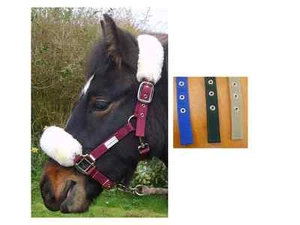 HEADCOLLAR WITH REAL SOFT MORENO SHEEP'S WOOL ON POLL AND NOSEBAND. - Picture 1 of 1