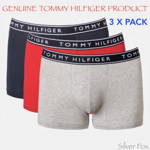 TOMMY HILFIGER COTTON STRETCH BOXERS BOXER SHORT SHORTS UNDERWEAR BRIEFS TRUNKS - Picture 1 of 7