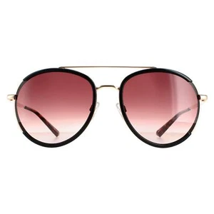 Ted Baker Sunglasses TB1638 Gaia 001 Black Gold Brown Gradient - Picture 1 of 6