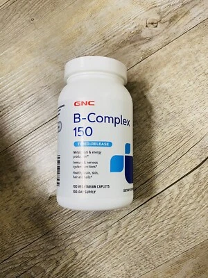 GNC B-Complex 150 versión programada 100 cápsulas vegetarianas exp 6/26 Foto 1 de 3