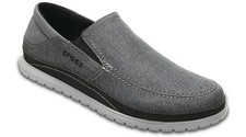 Crocs Mens Santa Cruz Playa Slip-on Loafer Graphite/light Grey 9 M US