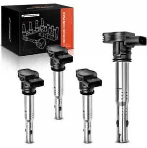 4PCS Ignition Coil Packs Compatible with Audi & Volkswagen Vehicles - 1.8L 2.0L - Picture 1 of 5