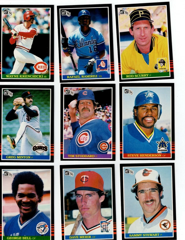 1985 DONRUSS BASEBALL COMPLETE YOUR SET U PICK 1-250 - Image 1 of 1