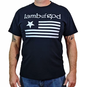 LAMB OF GOD (Flag Logo) Herren T-Shirt - Bild 1 von 2