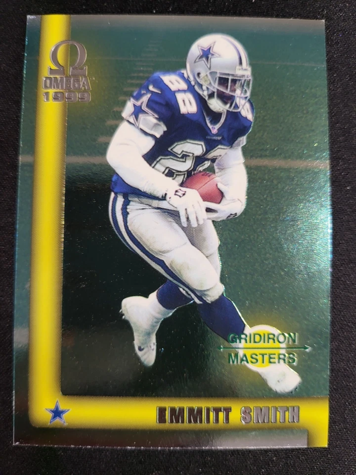 1999 Pacific Omega #11 Emmitt Smith GRIDIRON MASTERS - Cowboys - Image 1 of 2