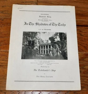 RARO En las sombras de la Teche Partituras 1930 Nuevo Iberia Louisiana Dieudonne - Imagen 1 de 6