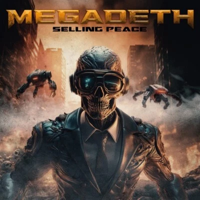 MEGADETH SELLING PEACE (RED W/ BLACK SPLATTER VINYL) Vinyl LP sealed new mint ** - Image 1 of 2