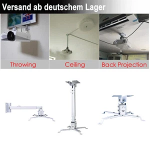 Universal Beamer LCD Projektor Wandmontage Halter Deckenhalterung Wandhalterung - Afbeelding 1 van 10