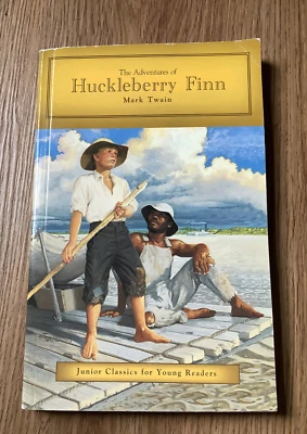 The Adventures of Huckleberry Finn (Junior Classics for Young Readers) - GOOD - Image 1 of 3