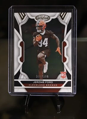 (2) Jerome Ford RC Cards - 2022 Topps Certified /399 & Panini XR - Image 1 of 3