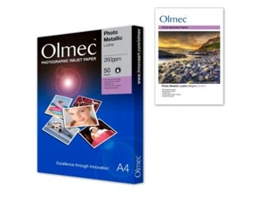 Olmec 260gsm Photo Metallic Lustre Inkjet Paper A4 - 50 Sheets OLM72A4 inc VAT - Picture 1 of 1