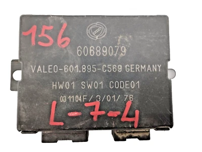60689079 OE Alfa Romeo 156 Modulo di controllo sensori PDC ECU VALEO 601.895 - Immagine 1 di 4