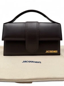 Jacquemus Le Grand Kind Dunkelbraun aus Leder Handtasche - Bild 1 von 10