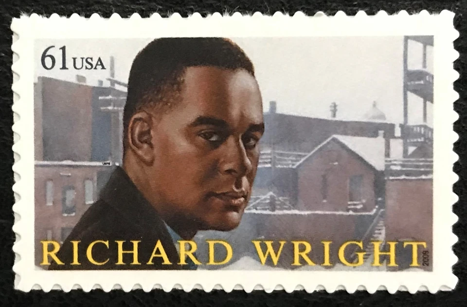 2009 Scott #4386, 61¢, RICHARD WRIGHT - LITERACY - Single - Mint NH -   - Image 1 of 1