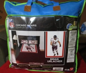 Brian Urlacher Chicago Bears Twin Comforter Set NFL Football Bedding New - Picture 1 of 4