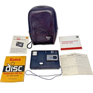 Vintage KODAK Disc 3000 Camera, Case, Manuals, Film - Picture 1 of 12