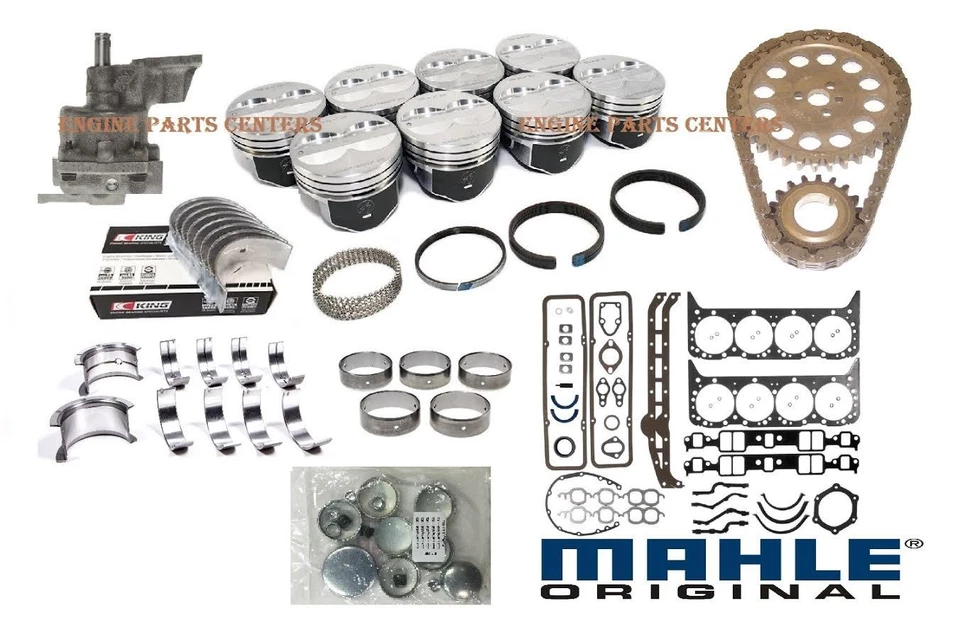 Kit de motor Mercruiser 228 5.0LX MASTER pistões + cames/eixo de comando + rolamentos + juntas 1 peça - Imagem 1 de 4