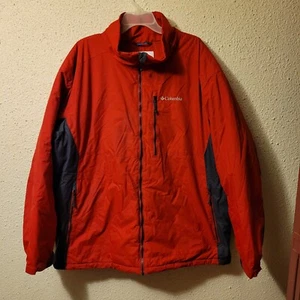 Columbia Sportswear Winter Jacket Grey and Red, Size XXL Snow/Rain resist Coat - Picture 1 of 8