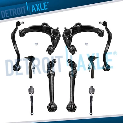 Front Upper Lower Control Arms Tierods for Ford Fusion Lincoln MKZ Mercury Milan - Image 1 of 4