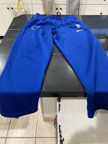 MENS Nike NBA Philadelphia 76ers SIXERS Pants M MEDIUM BLUE 29'' INSEAM Cover