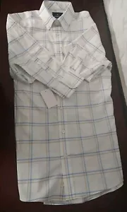Camicia elegante Stafford uomo piccola 14-14,5 32-33 Oxford Coolmax camicia manica lunga - Foto 1 di 5