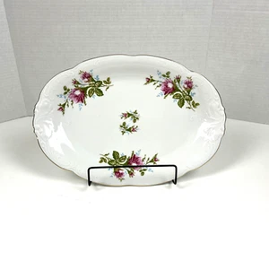 Serving Dish Platter Tray Wawel Vintage Oval Bouquet Made in Poland 13"L x 9"W - Picture 1 of 8