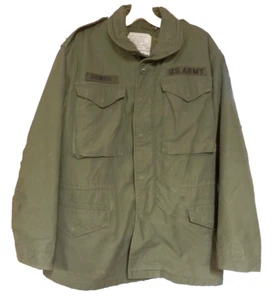 Vintage 1973 Military M-65 US Army Field Coat Jacket Small Reg Green Vietnam Era - Bild 1 von 13