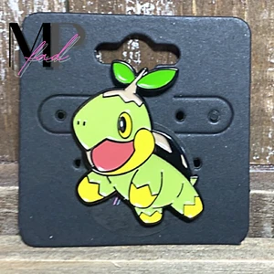 Pokemon Pins Sammlerstück weiche Emaille Revers Gummi Kupplung BLÜHENDE TURTWIG - Bild 1 von 5