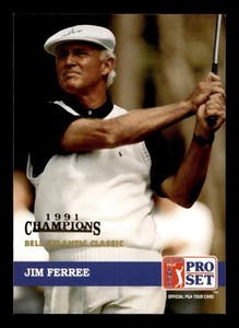 #R043 JIM FERREE Gold Foil Version 1991 Golf Card FREE SHIP