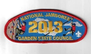 2013 National Jamboree JSP Garden State Council RED Border [ELL-938] - Picture 1 of 1